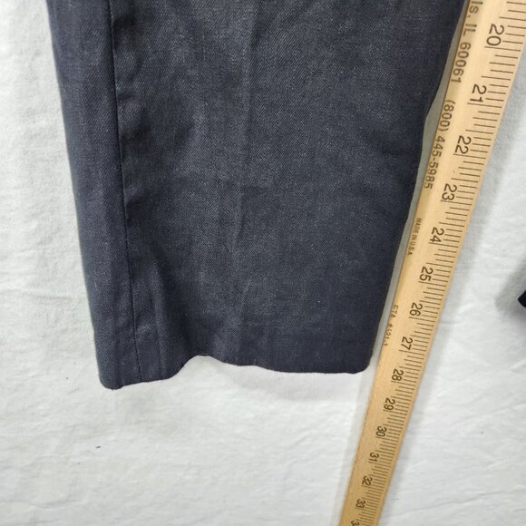 Massimo Dutti Wool Blend Dress Pants Size 2 Straight Leg Pockets - Picture 8 of 13